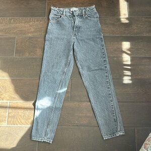 zara black washed jeans!